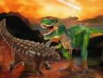 Dinosaurs Struggle Jigsaw